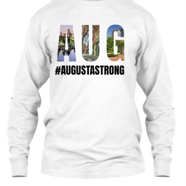 Augusta Strong Long Sleeve White Tee